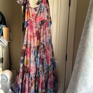 Colorful Floral Maxi Dress